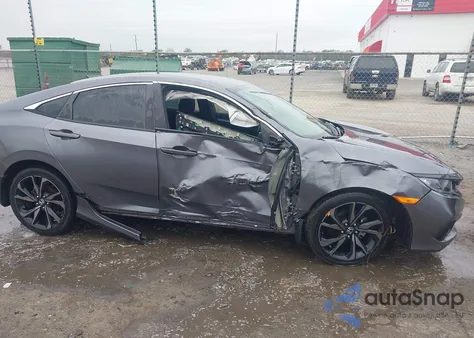 2019 Honda Civic Sport from USA, damaged, VIN 19XFC2F84KE035922